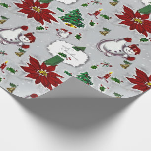 Modernes Weihnachts-Mix-Wrapping-Papier aus dem Mi Geschenkpapier