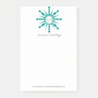Modernes Weihnachts-Modern-Snowflake-Logo