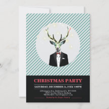 Modernes Weihnachts-Party, Feierabend Einladungen