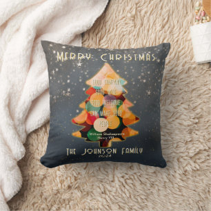 Modernes Weihnachtsangebot - Personalisiertes Zita Kissen
