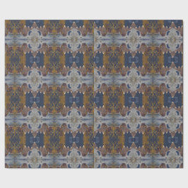 Modernes Weihnachtsbaummuster Geschenkpapier