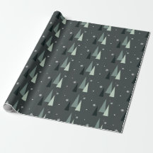 Modernes Weihnachtsbaumwrapping Paper