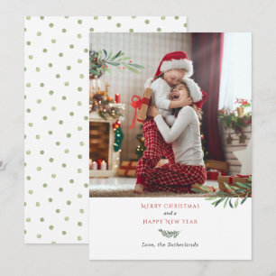 Modernes Weihnachtsgebäck Elegant Feiertagskarte