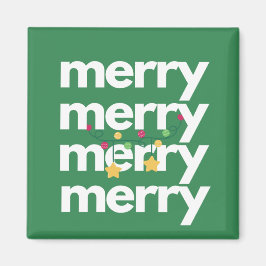Modernes Weihnachtsmagnet Magnet
