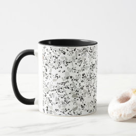 Modernes Weiß Terrazzo Tasse