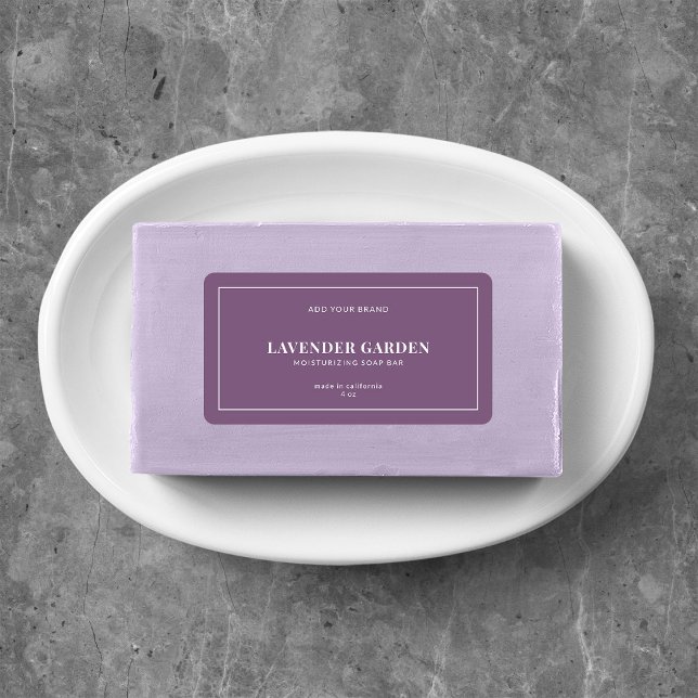 Modernes, weißes, an den Grenzen bearbeitbares Far Adressaufkleber (Von Creator hochgeladen)