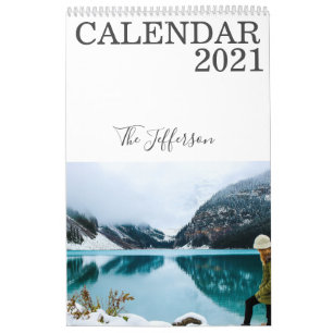 Modernes Weißes Foto 2021 Kalender