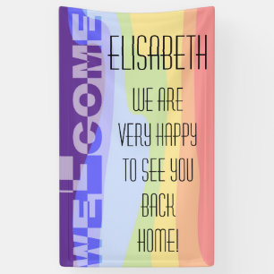 Modernes WELCOME Banner + Ihr Backgr. Ideen