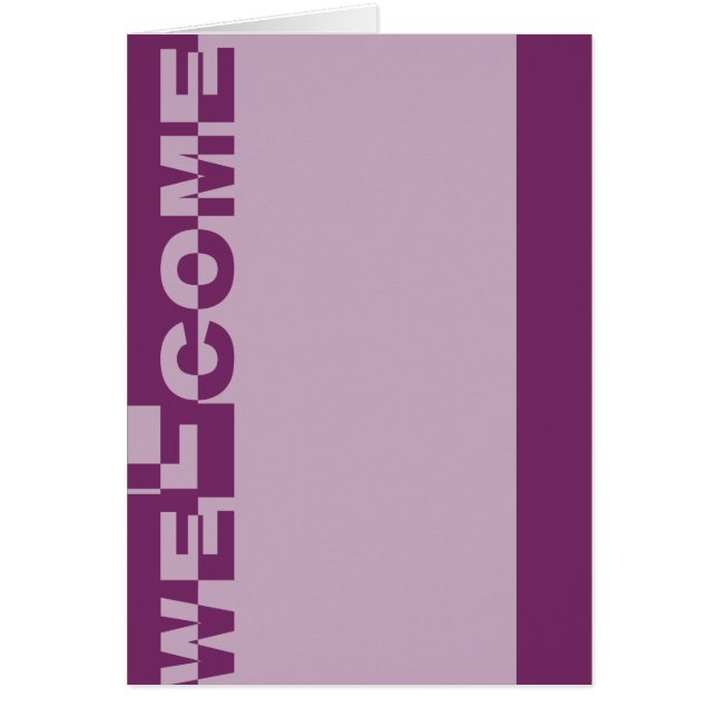 Modernes WELCOME Banner + Ihr Backgr. Ideen (Vorne)