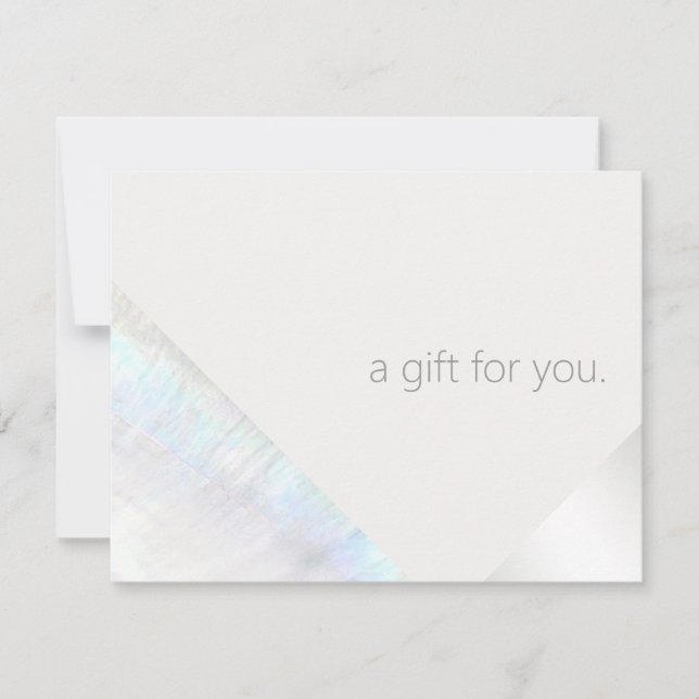 Modernes Wellness-Center Beauty Salon Geschenkguts Dankeskarte (Vorderseite)
