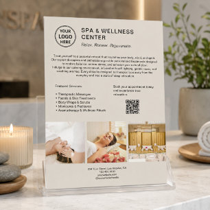 Modernes Wellness-Center Wellness Center Werbeunte Flyer
