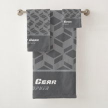 Modernes Wiederholmuster Grau