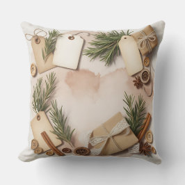 Modernes Winterkissen mit Schneeflocken - neutral Kissen
