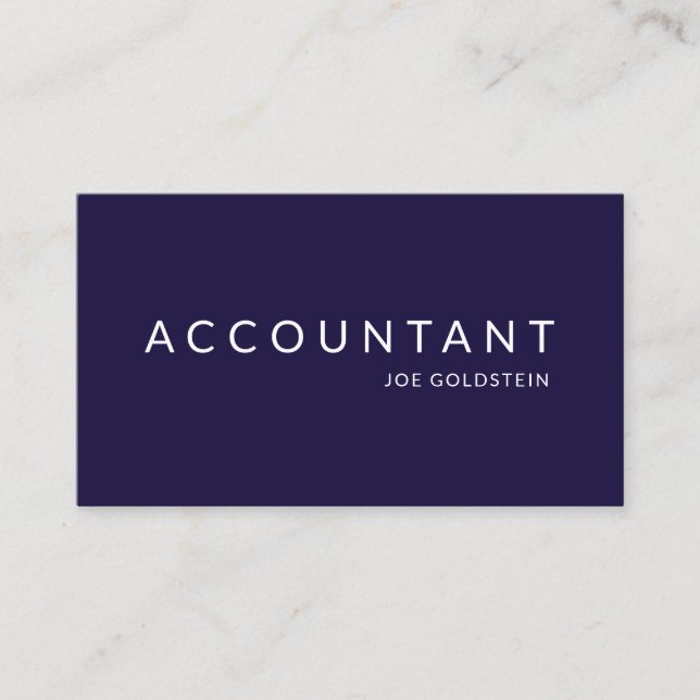 Modernes Wirtschaftsprüfungsunternehmen CPA Tax Ag Visitenkarte (Vorderseite)