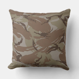 Modernes Wüstenpilz Camouflage Kissen