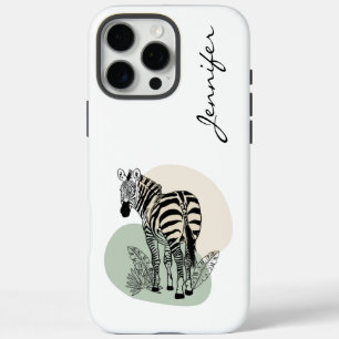 Modernes Zebra iPhone 16 Pro Max Hülle