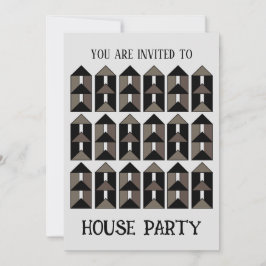 Modernes zeitgenössisches Party Einladung