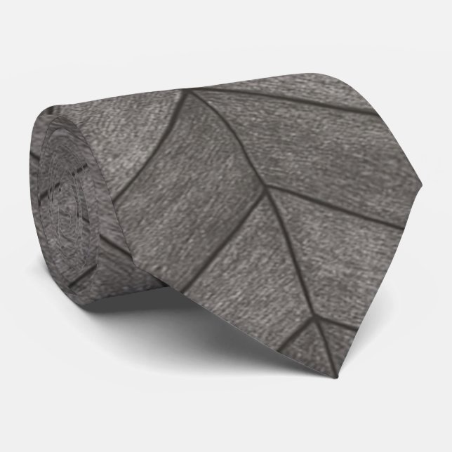 Modernes Zickzack Holztexturpapier Krawatte (Gerollt)