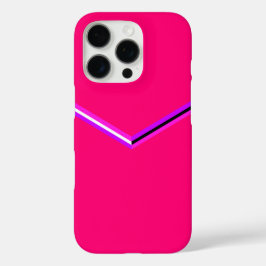 Modernes Zickzack Muster iPhone 16 Pro Hülle