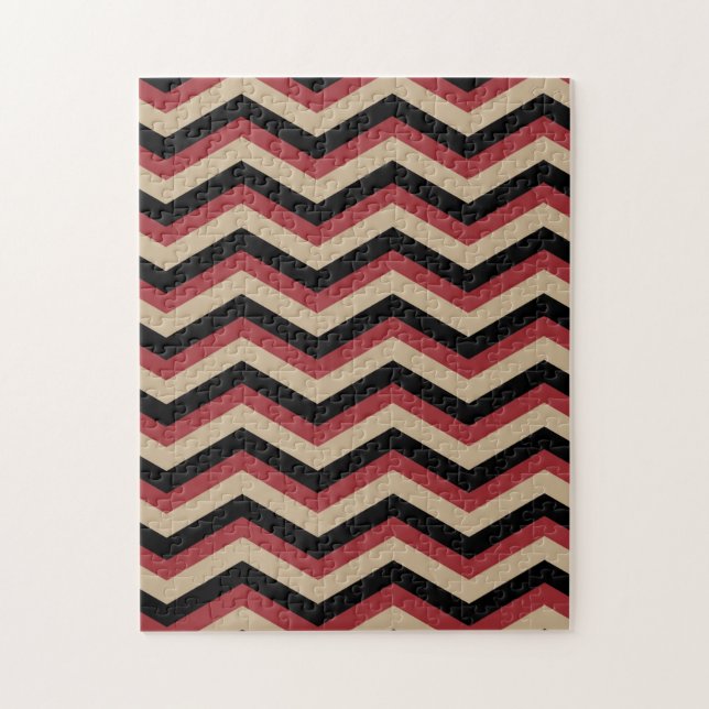 Modernes Zig Zag Muster (Vertikal)