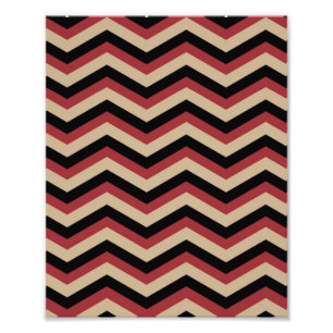 Modernes Zig Zag Muster Fotodruck