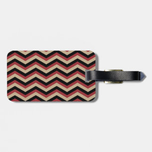 Modernes Zig Zag Muster Gepäckanhänger