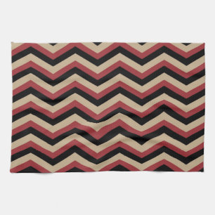 Modernes Zig Zag Muster Geschirrtuch