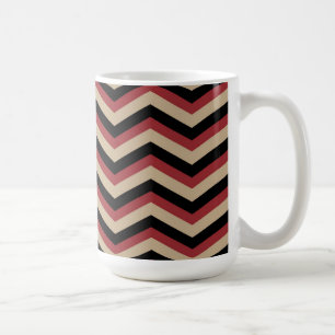 Modernes Zig Zag Muster Kaffeetasse