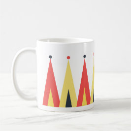 Modernes Zirkus Top-Muster Kaffeetasse