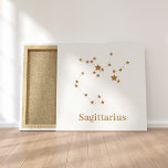 Modernes Zodiac-Zeichen Gold Sagittarier| Elementf Leinwanddruck<br><div class="desc">Modernes Zodiac-Zeichen Gold Sagittarier| Elementfeuer</div>