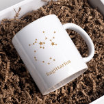 Modernes Zodiac-Zeichen Gold Sagittarier| Elementf Zweifarbige Tasse<br><div class="desc">Modernes Zodiac-Zeichen Gold Sagittarier| Elementfeuer</div>