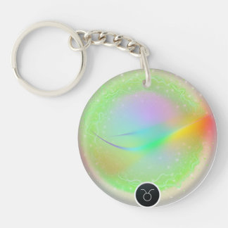 Modernes Zodiac-Zeichen Taurus Zitat-Erdelement Schlüsselanhänger