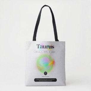 Modernes Zodiac-Zeichen Taurus Zitat-Erdelement Tasche