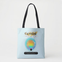Modernes Zodiac-Zeichen-Zwillingsflugelement Tasche