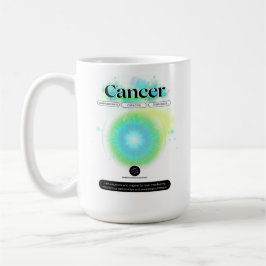 Modernes Zodiaka-Gebärdenziffer Wasserelement Kaffeetasse