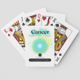 Modernes Zodiaka-Gebärdenziffer Wasserelement Spielkarten