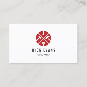 Modernes Zuhause Repair Handyman-Logo Visitenkarte