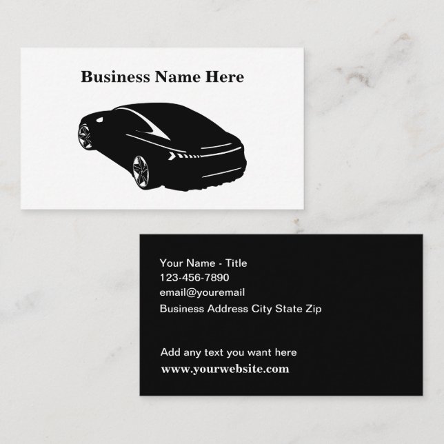 Modernes zweiseitiges Design der Business-Karte fü Visitenkarte (Vorne/Hinten)
