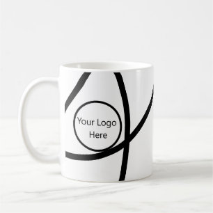 modernisieren Sie Ihr Logo hier Minimalistisch Abs Kaffeetasse