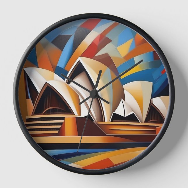 Modernist Australien Sydney Opera House Uhr (Vorderseite)