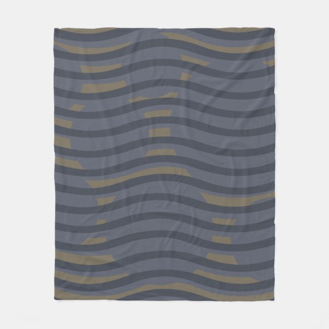 modernistisch abstrakt geometrisch fleecedecke (Vorderseite)