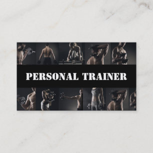 ModernPersonal Trainer Fitness Sport Business Card Visitenkarte