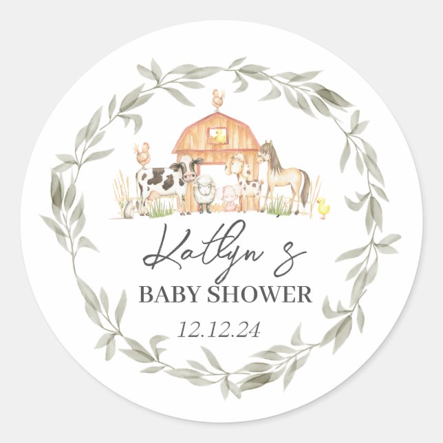 Modernste Aufkleber für die Baby-Duschvorrichtung  (Vorderseite)