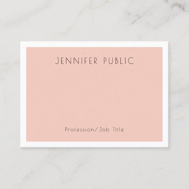 Modernste, moderne, einfache Designvorlage Visitenkarte (Vorderseite)