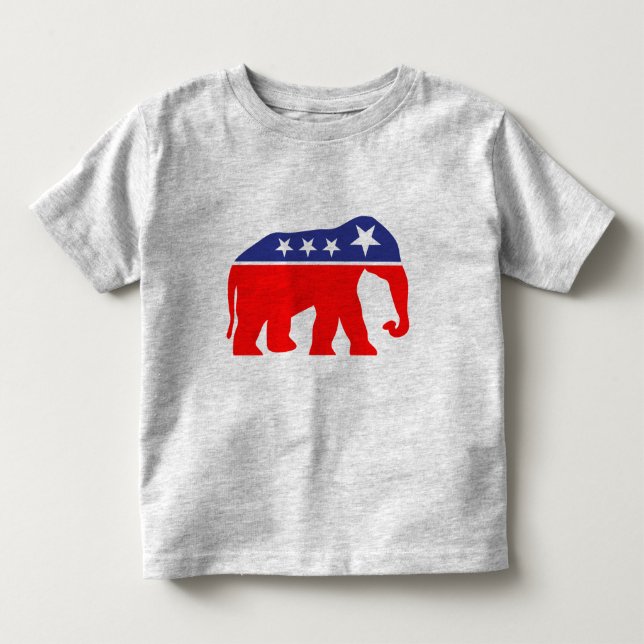Modernster GOP-Elefant Kleinkind T-shirt (Vorderseite)