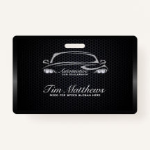 Modernstes, schwarz-minimalistisches Automobilgesc