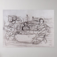 Modersohn Becker - Drei Frauen am Markt