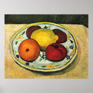 Modersohn Becker - Stillleben mit Lemon Orange Poster
