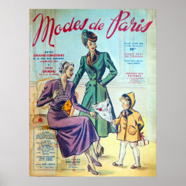 Modes De Paris. Poster