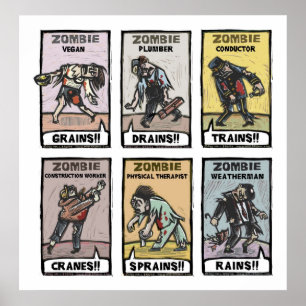 Modes de vie de zombi - affiche